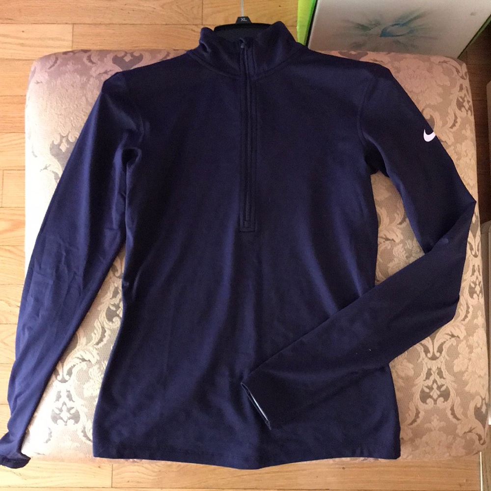 Nike Quarter Zip Dri-fit Workout Top